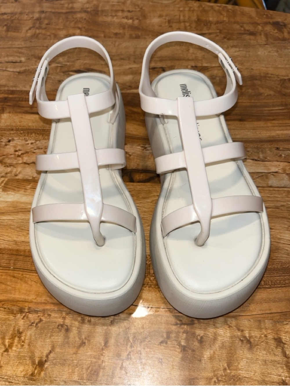 Melissa White Platform Sandals